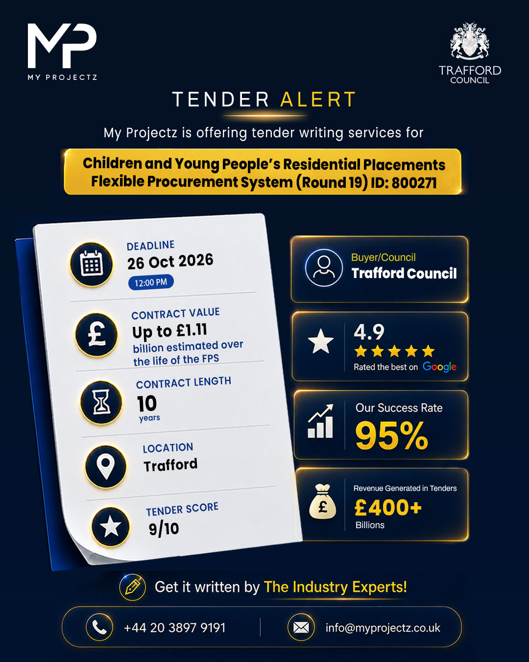 Children and Young People’s Residential Placements Flexible Procurement System (Round 19) ID: 800271